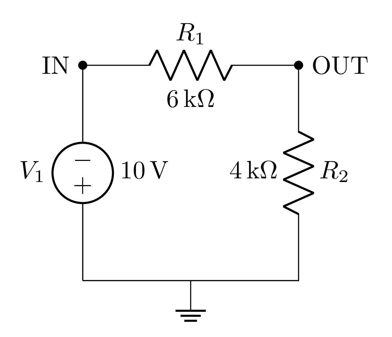 Source with positive connected to GND